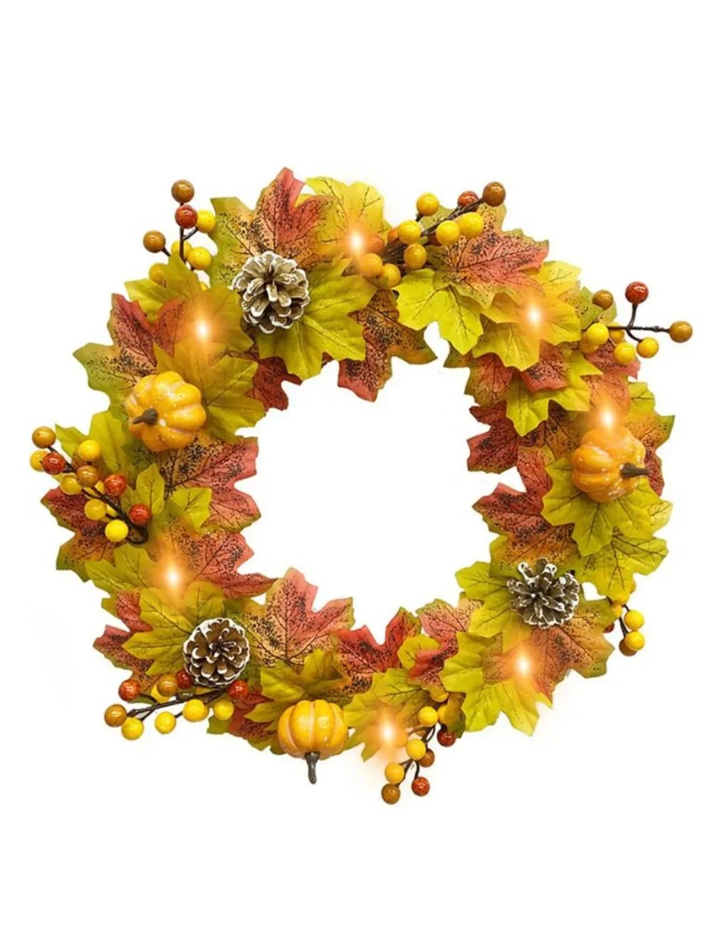 Fall Maple Garland Decoration Autumn Hanging Leave Vines for Home Garden